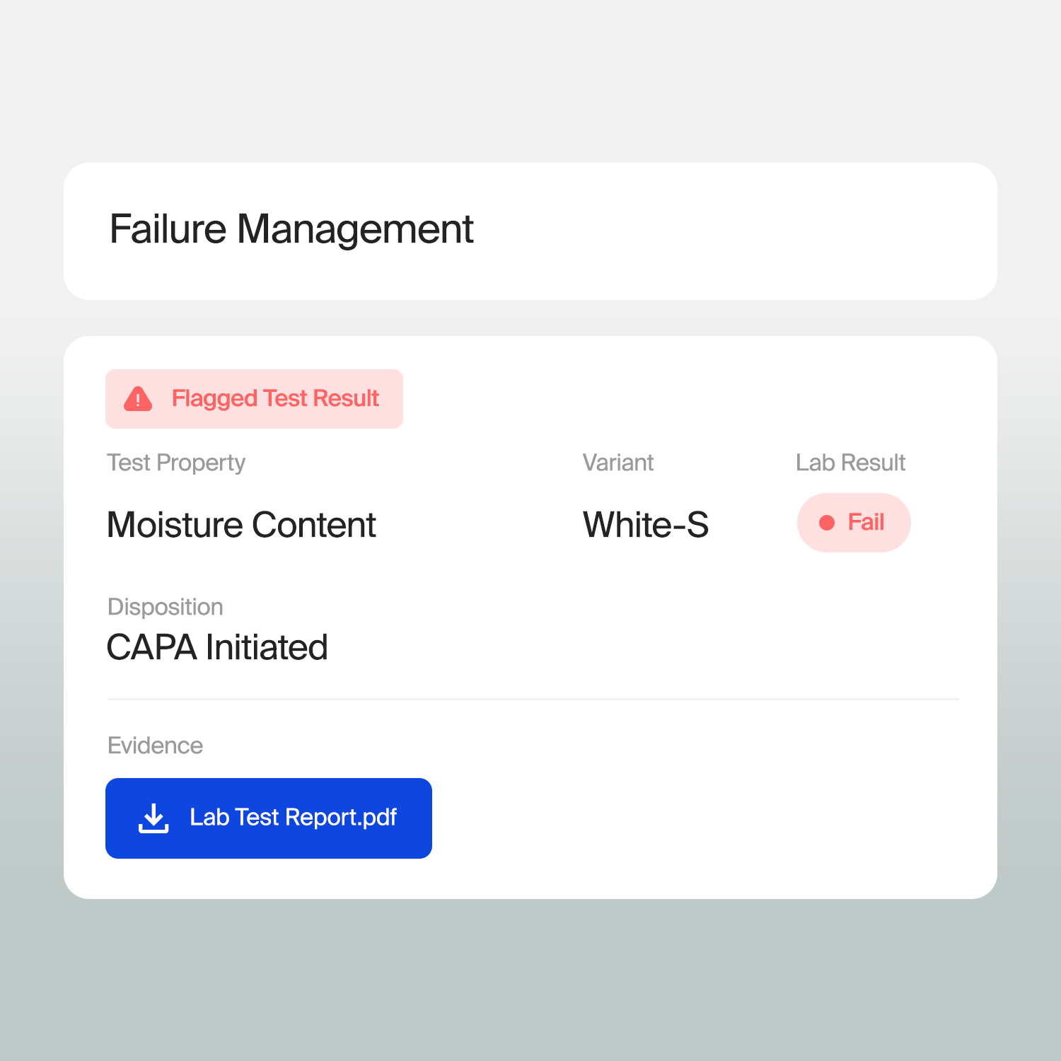 Lab Test Management