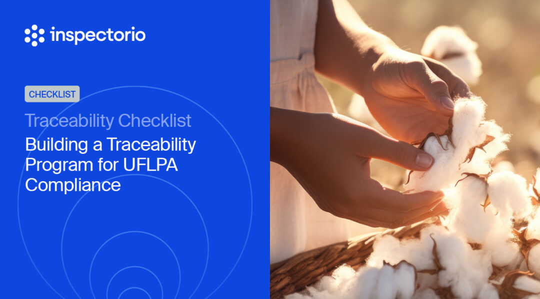 Hands holding cotton bolls, symbolizing traceability for UFLPA compliance.