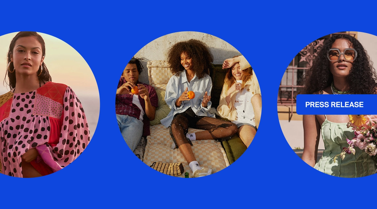 Urban Outfitters Inc. partners with Inspectorio for global compliance; image shows diverse models.